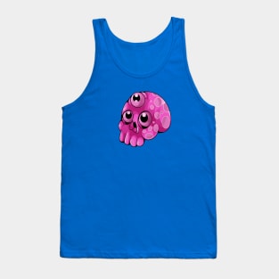 Pink alien skull Tank Top